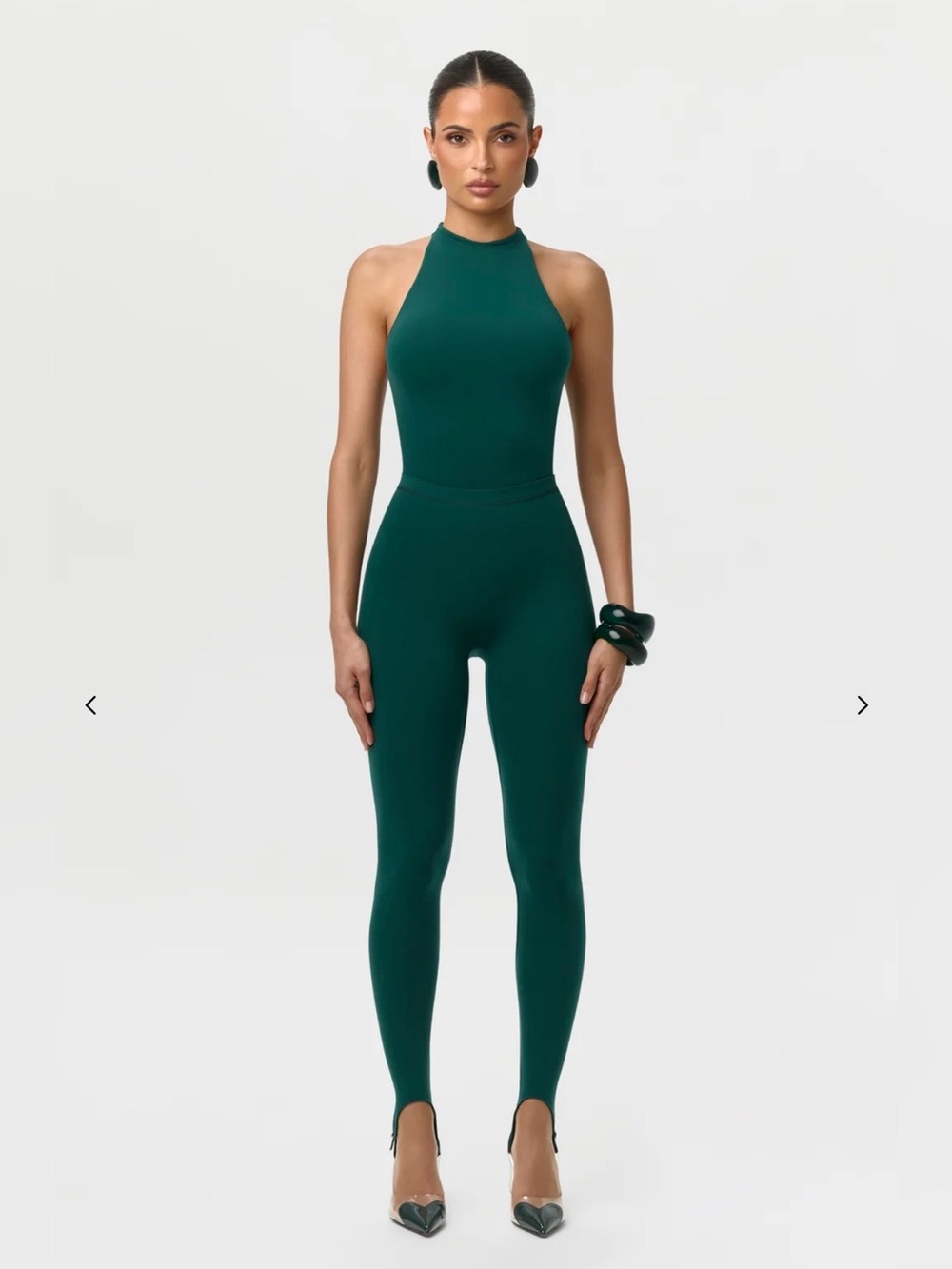 Naked Wardrobe Naked Stirrup Legging Pine Green